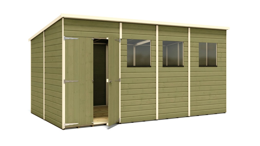 pressure-treated-hobbyist-pent-offset-door-garden-shed-14-x-8