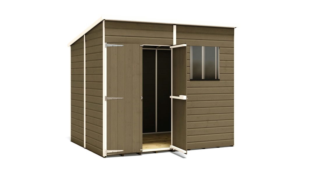 pressure-treated-hobbyist-pent-offset-door-garden-shed-8-x-6