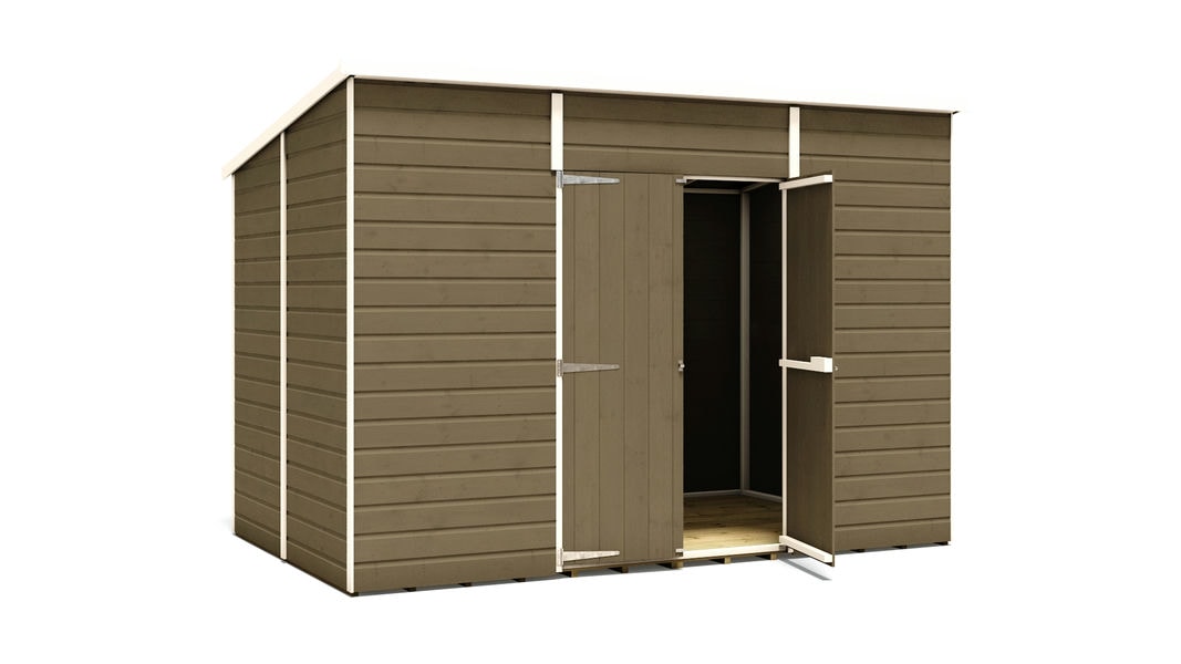 pressure-treated-hobbyist-pent-windowless-central-door-garden-shed-10-x-6