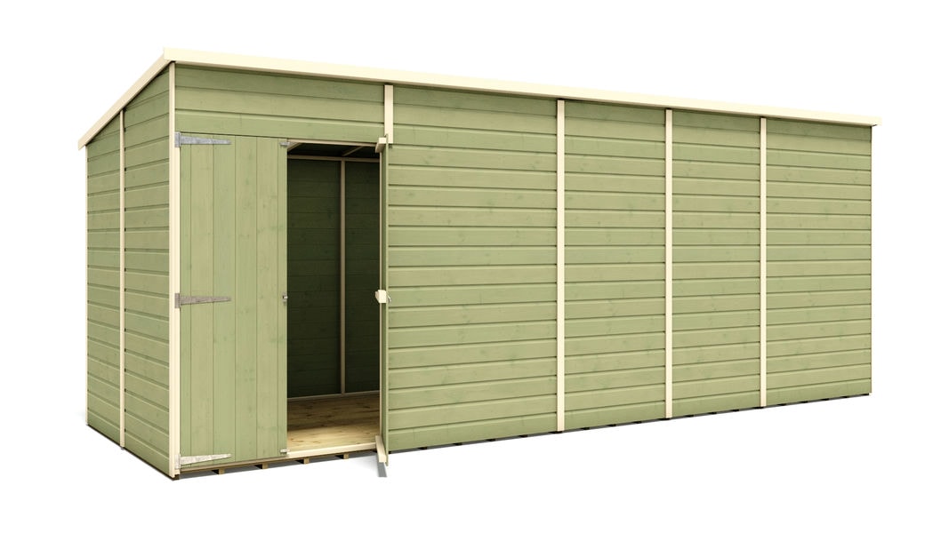 pressure-treated-hobbyist-pent-windowless-offset-door-garden-shed-18-x-6