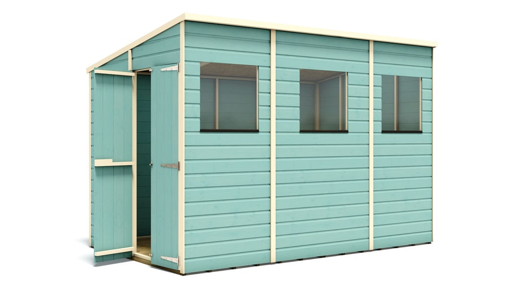 pressure-treated-hobbyist-tall-pent-garden-shed-doors-gable-10-x-6