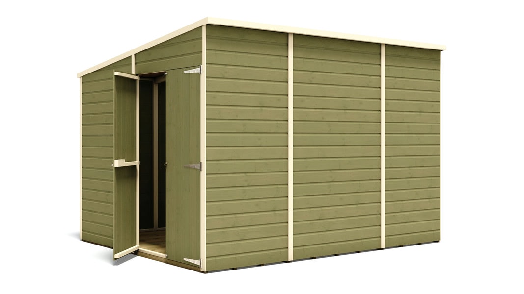 pressure-treated-hobbyist-tall-pent-windowless-garden-shed-doors-in-gable-10-x-8