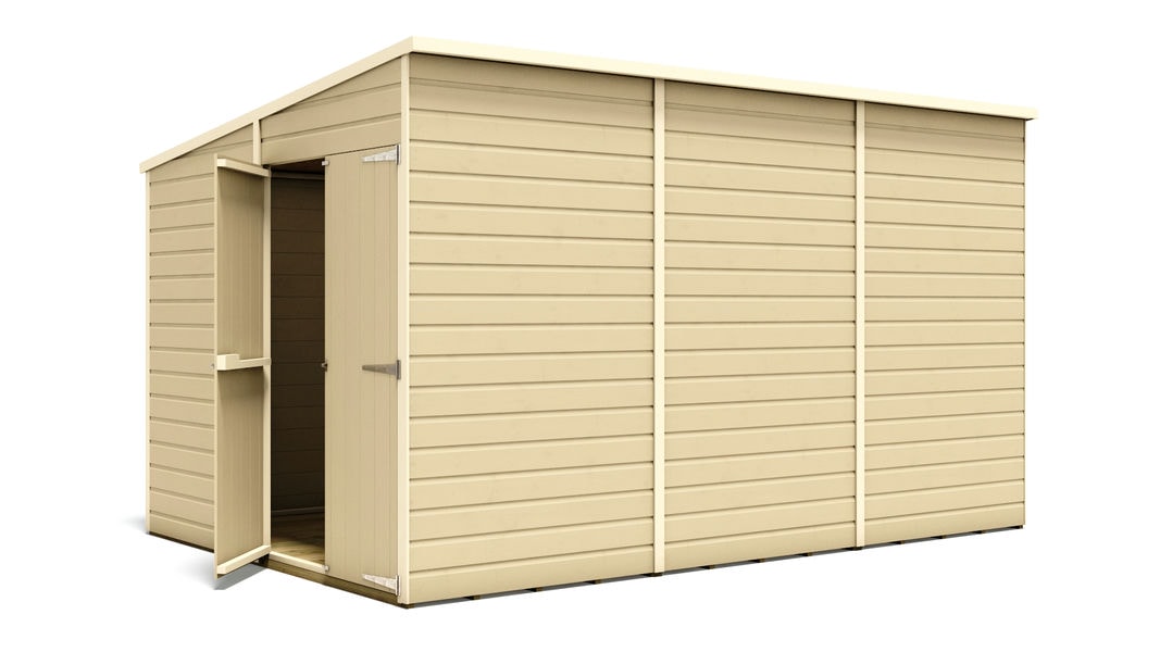 pressure-treated-hobbyist-tall-pent-windowless-garden-shed-doors-in-gable-12-x-8