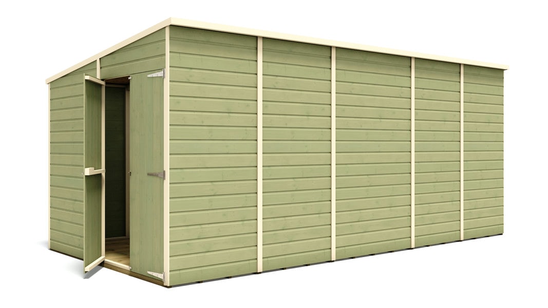 pressure-treated-hobbyist-tall-pent-windowless-garden-shed-doors-in-gable-16-x-8