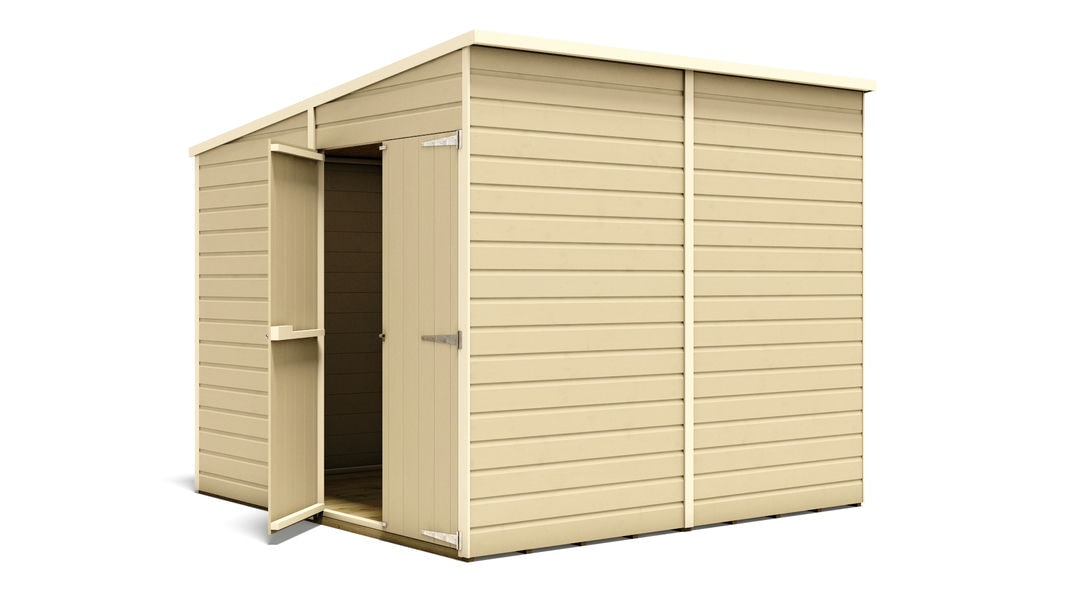 pressure-treated-hobbyist-tall-pent-windowless-garden-shed-doors-in-gable-8-x-8