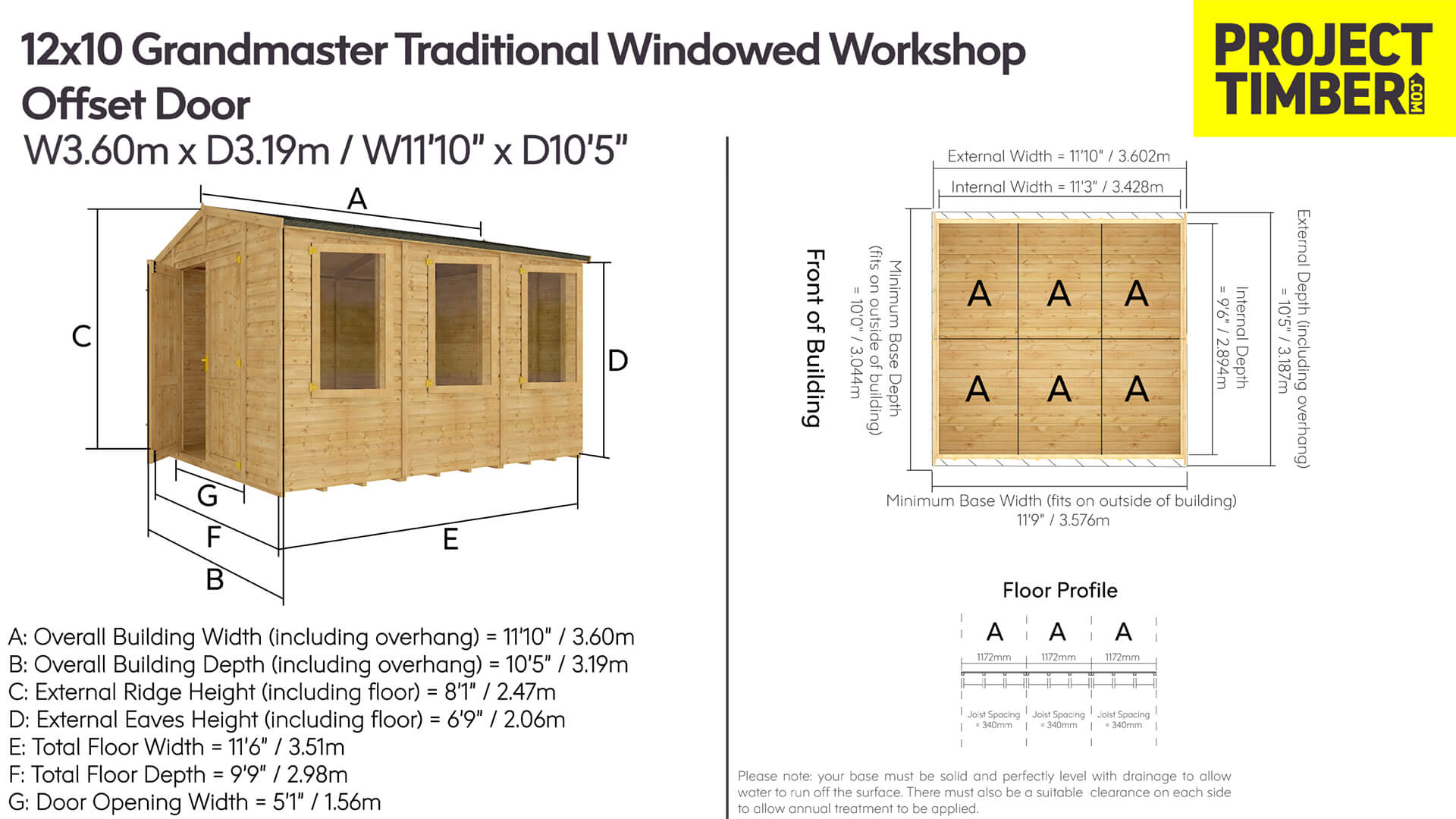 Pressure Treated Windowed Apex Grandmaster Workshop