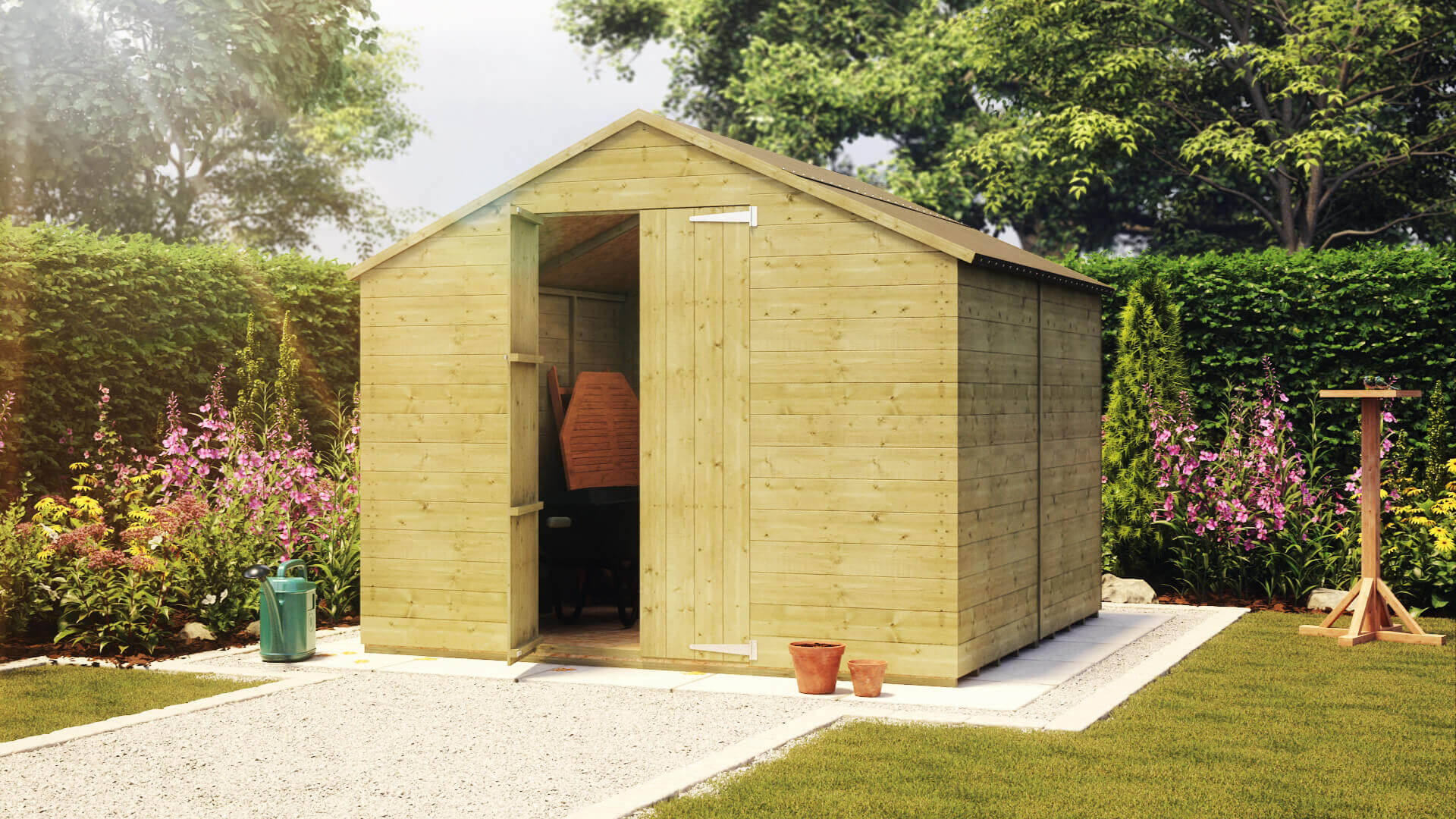 Sheds Garden Storage & Housing 10mm Solid OSB Floor 4ft x 6ft Pressure
