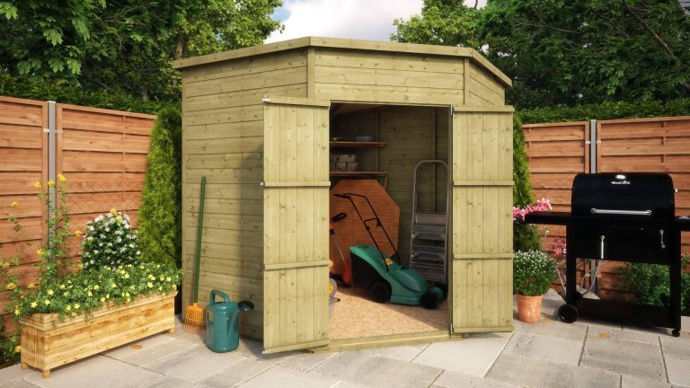 pressure treated 5 x 5 corner summerhouse shed best