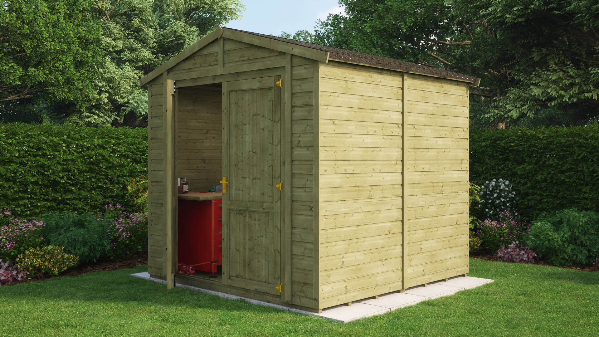 Pressure Treated Traditional Windowless Apex Grandmaster ...