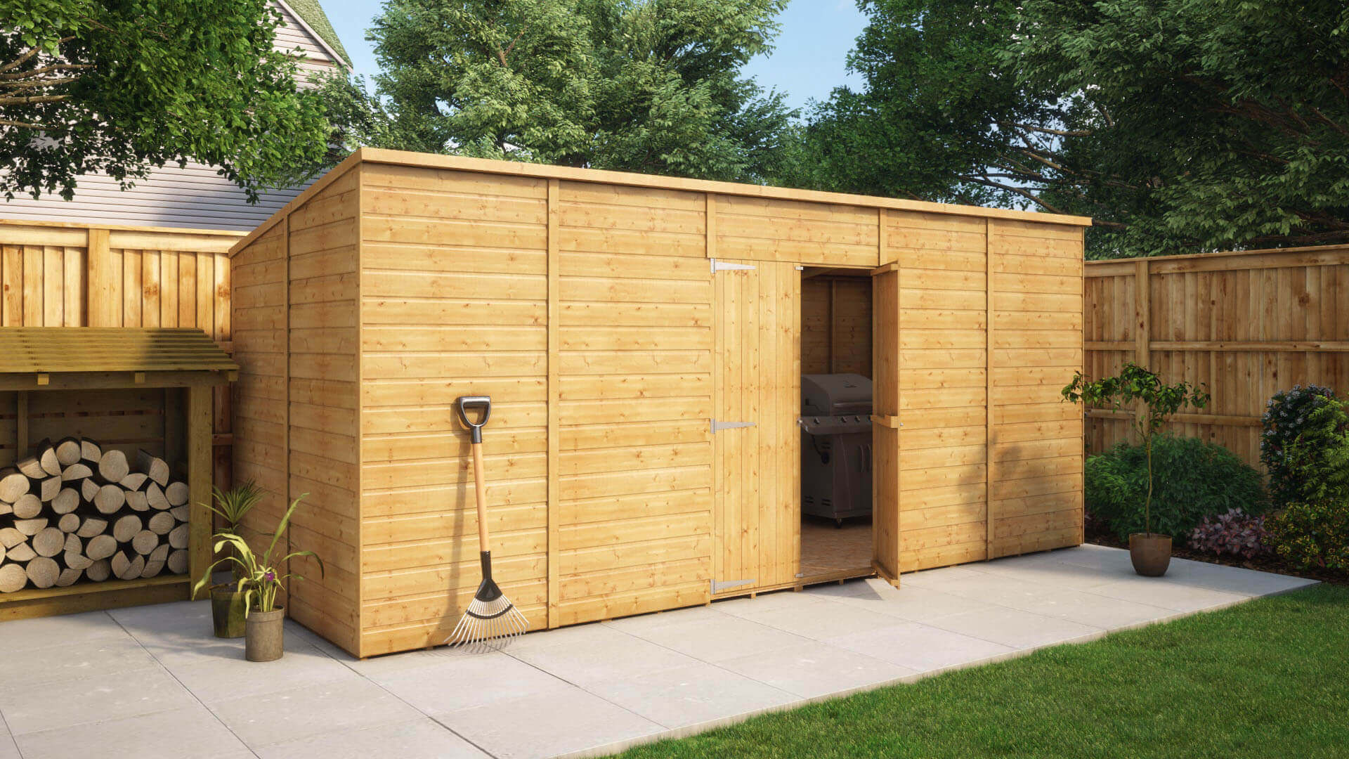 Pent Garden Sheds | Project Timber