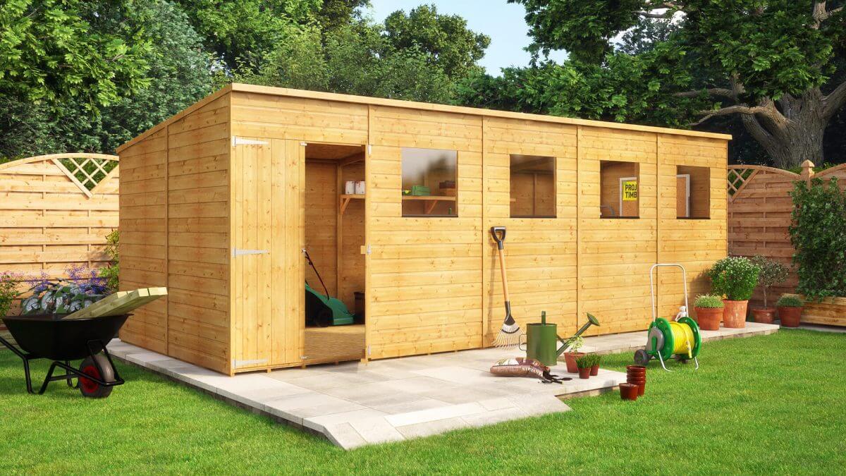 Hobbyist Pent Sheds Wooden Garden Sheds Project Timber