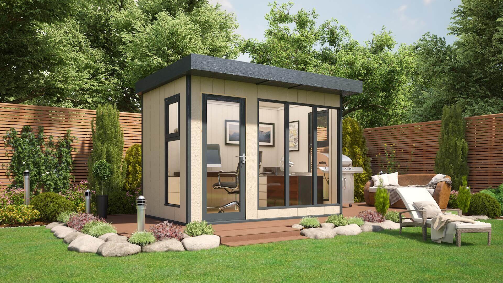10 x 6 Summerhouses | 10x6 Summer House Garden Sheds ...
