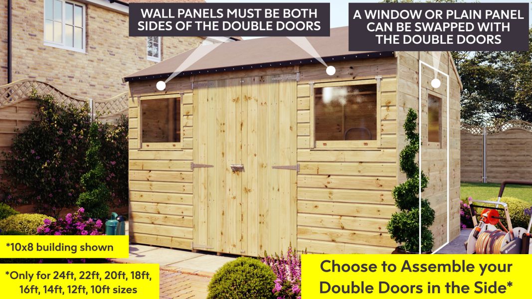 Pressure Treated Hobbyist Apex Shed | Project Timber