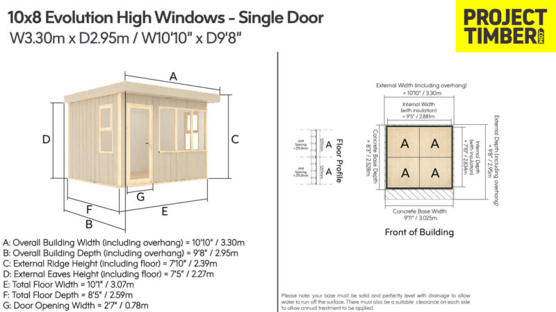 Garden Rooms Evolution Insulated High Window Project Timber