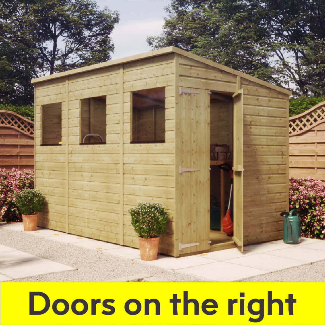 Best Quality Shed for Sale | Hobbyist Tall Garden Shed Doors in Gable