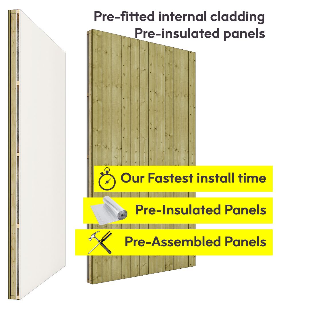 My Den Sliding Door Fully Insulated