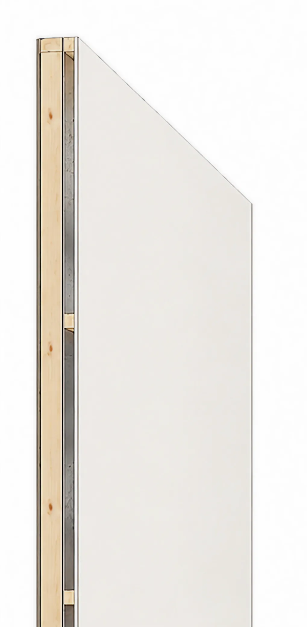 80mm thick insulated wall