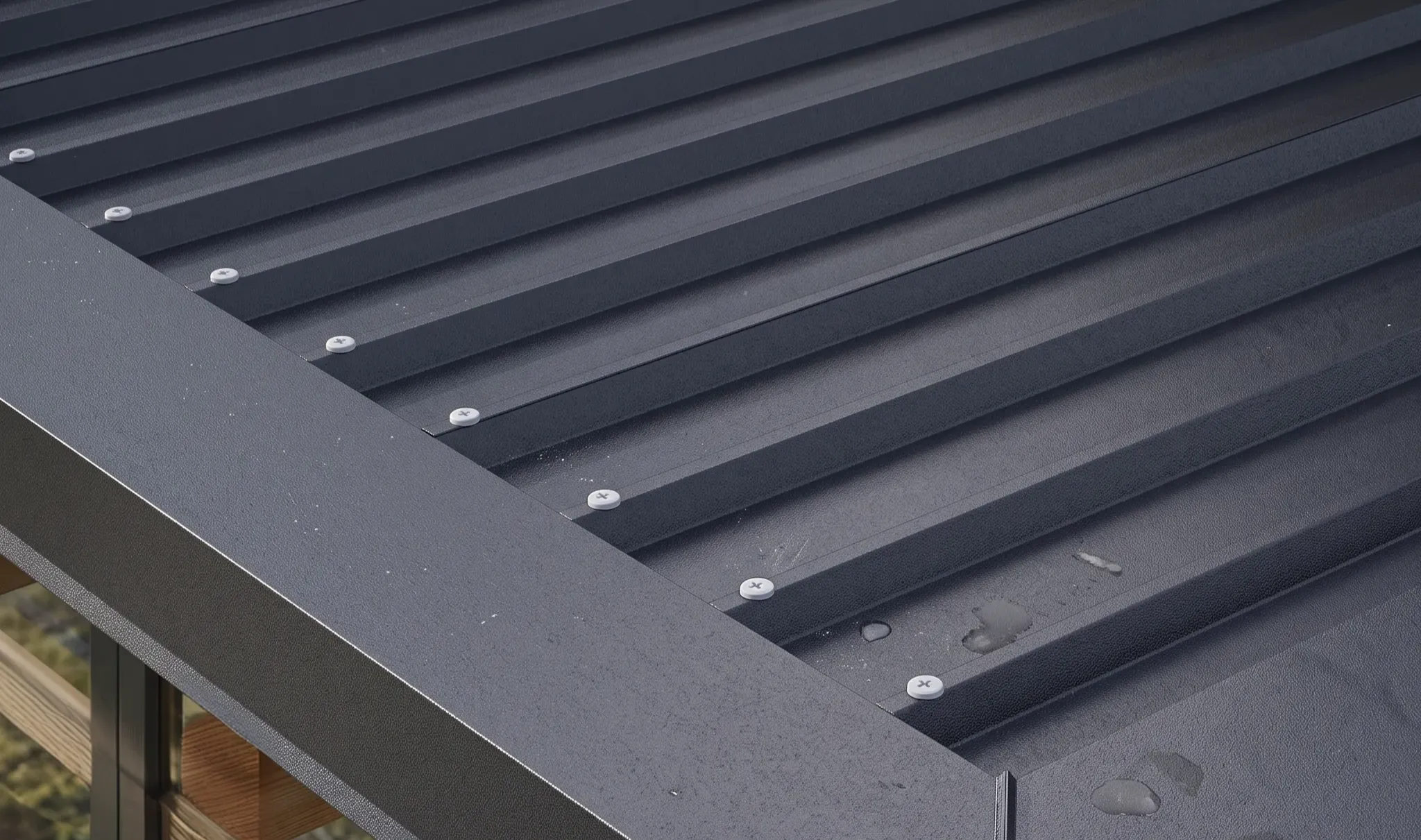 Insulated metal roof