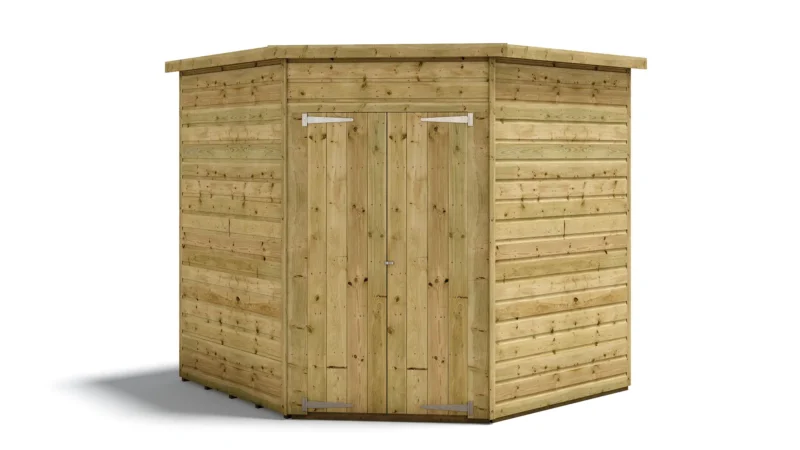 Corner Windowless Shed