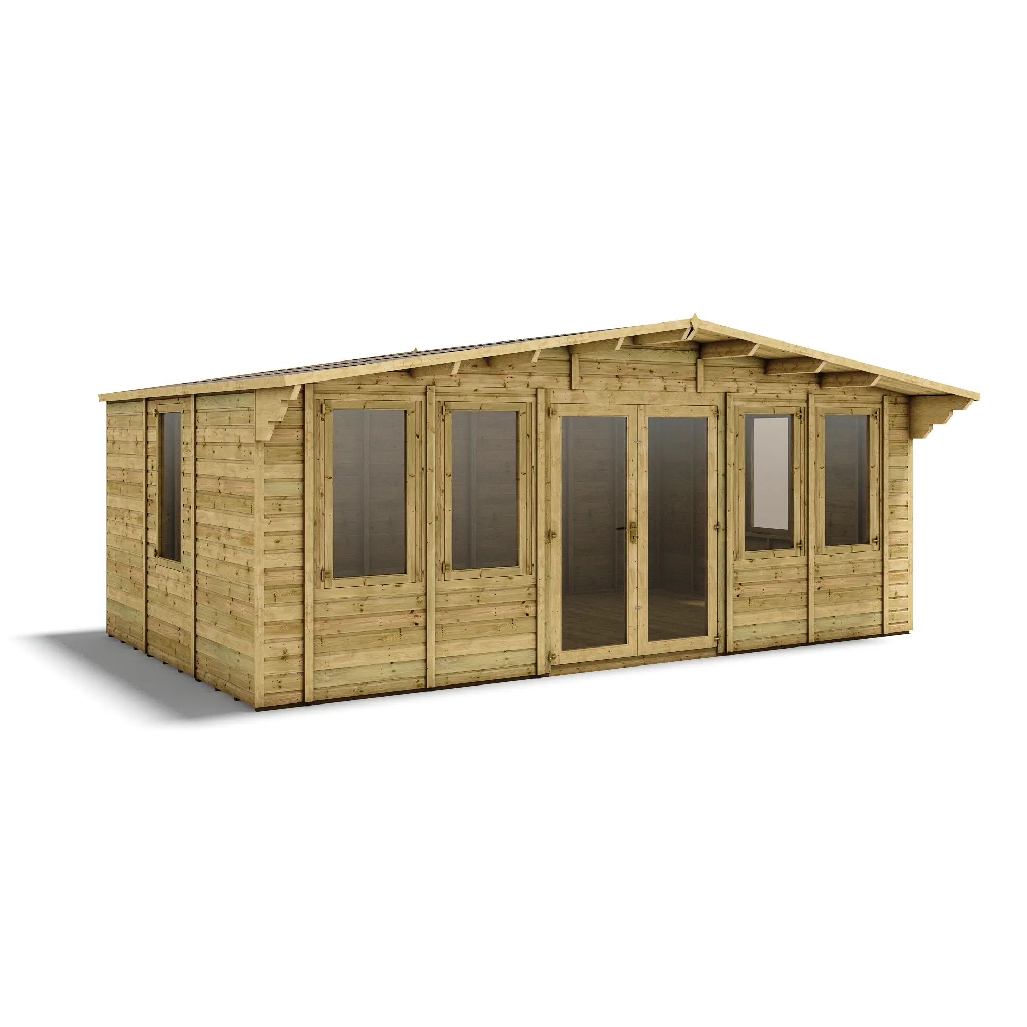 Grandmaster Alpine G1000 Summerhouse Cabin - 11mm Pressure Treated Tongue and Groove