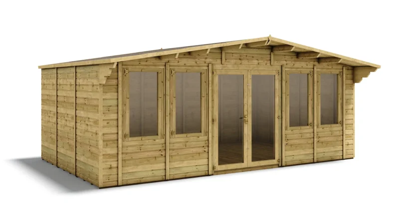 GM Alpine G1000 Summerhouse Cabin - Plain Side