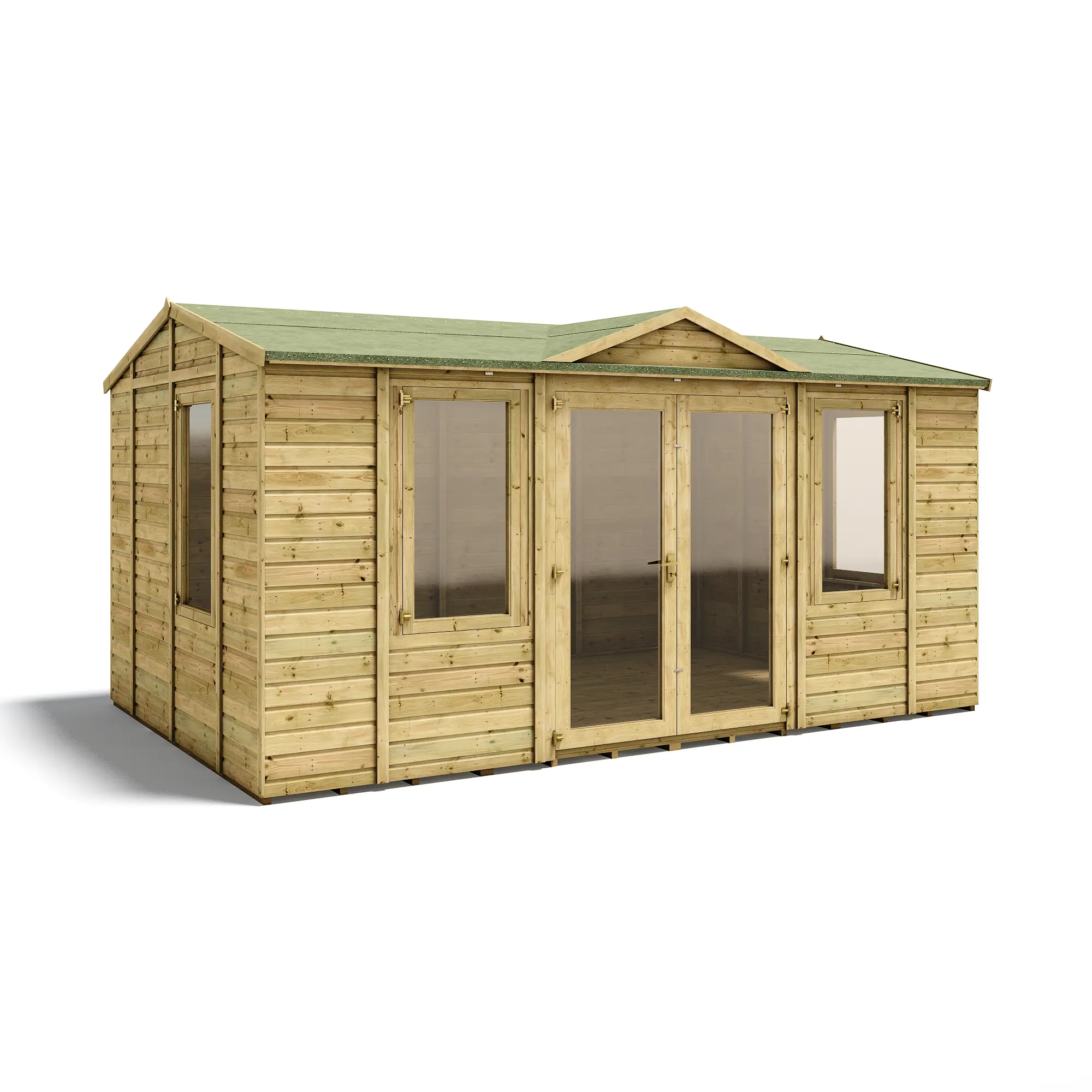 Grandmaster Clockhouse Classic G1000 Summerhouse - 11mm Pressure Treated Tongue and Groove