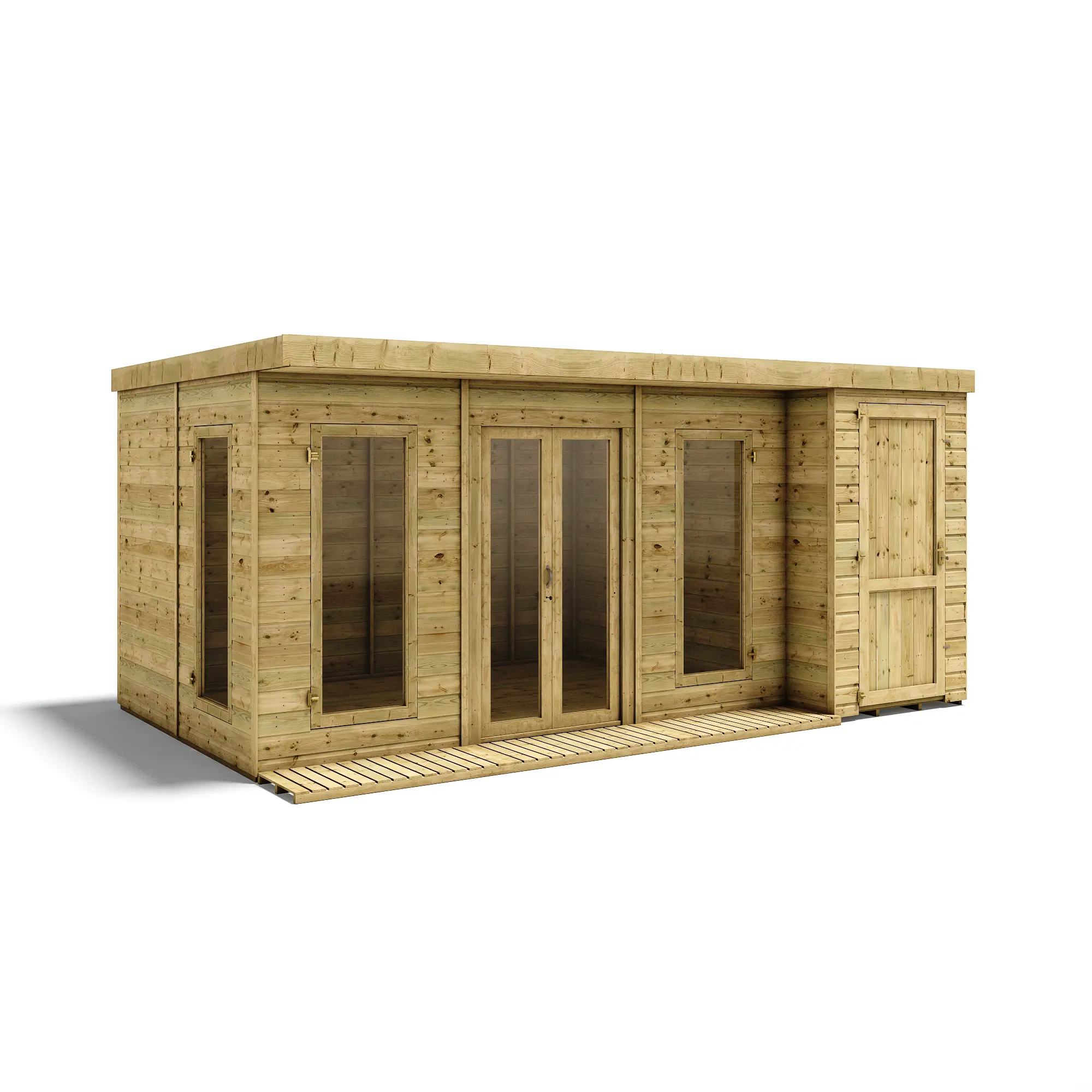 Grandmaster Clubhouse Storeroom G1000 Summerhouse - 11mm Pressure Treated Tongue and Groove (8ft Internal Depth)