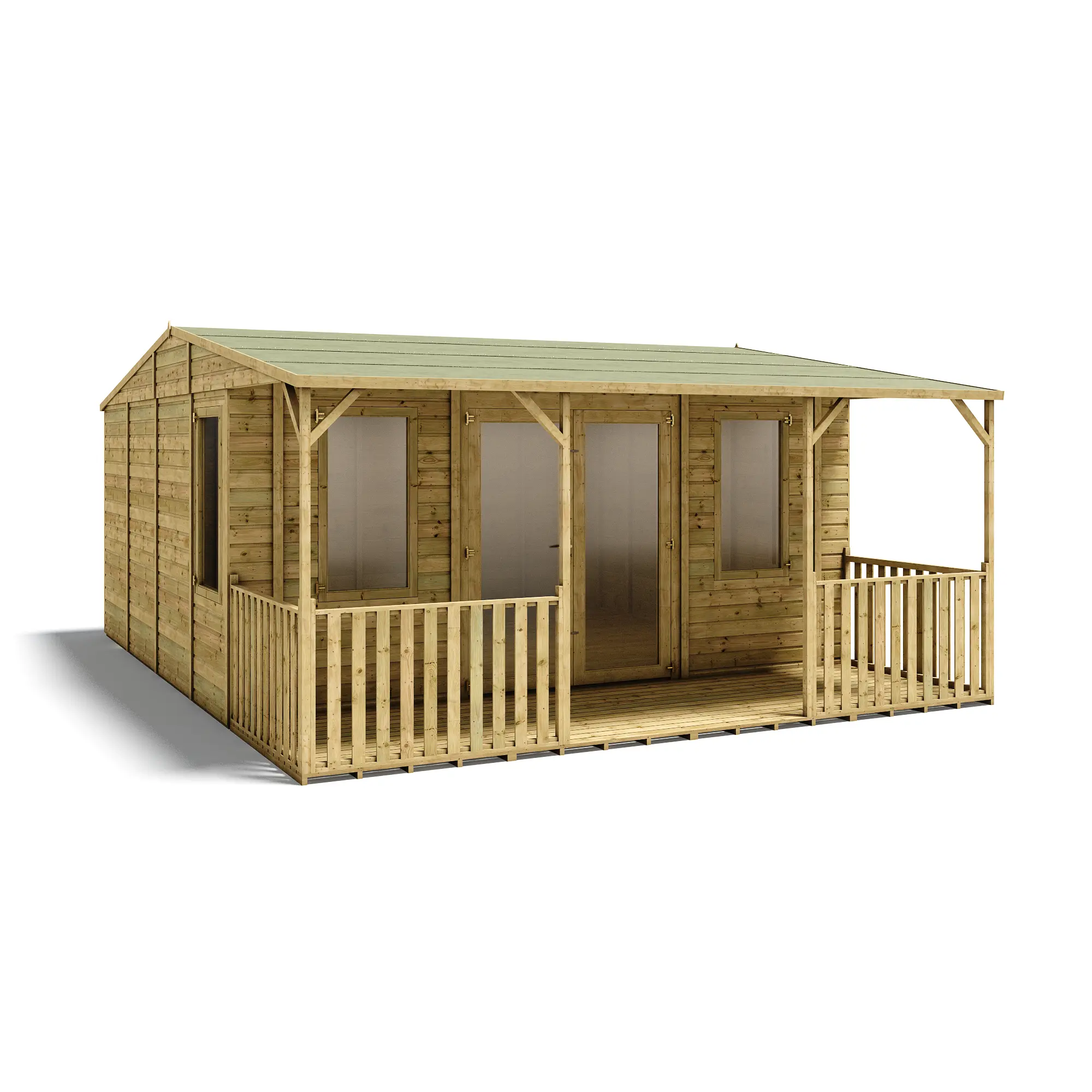 Grandmaster Diplomat Pavilion G1000 Summerhouse - 11mm Pressure Treated Tongue and Groove