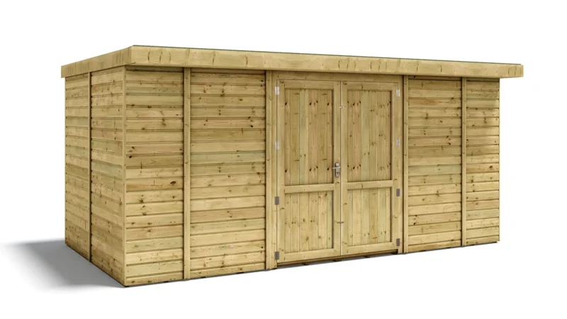 GM "Heavy Duty" D1000 Pent Shed Windowless