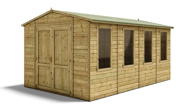 GM "Heavy Duty" D1000 Apex Workshop Shed
