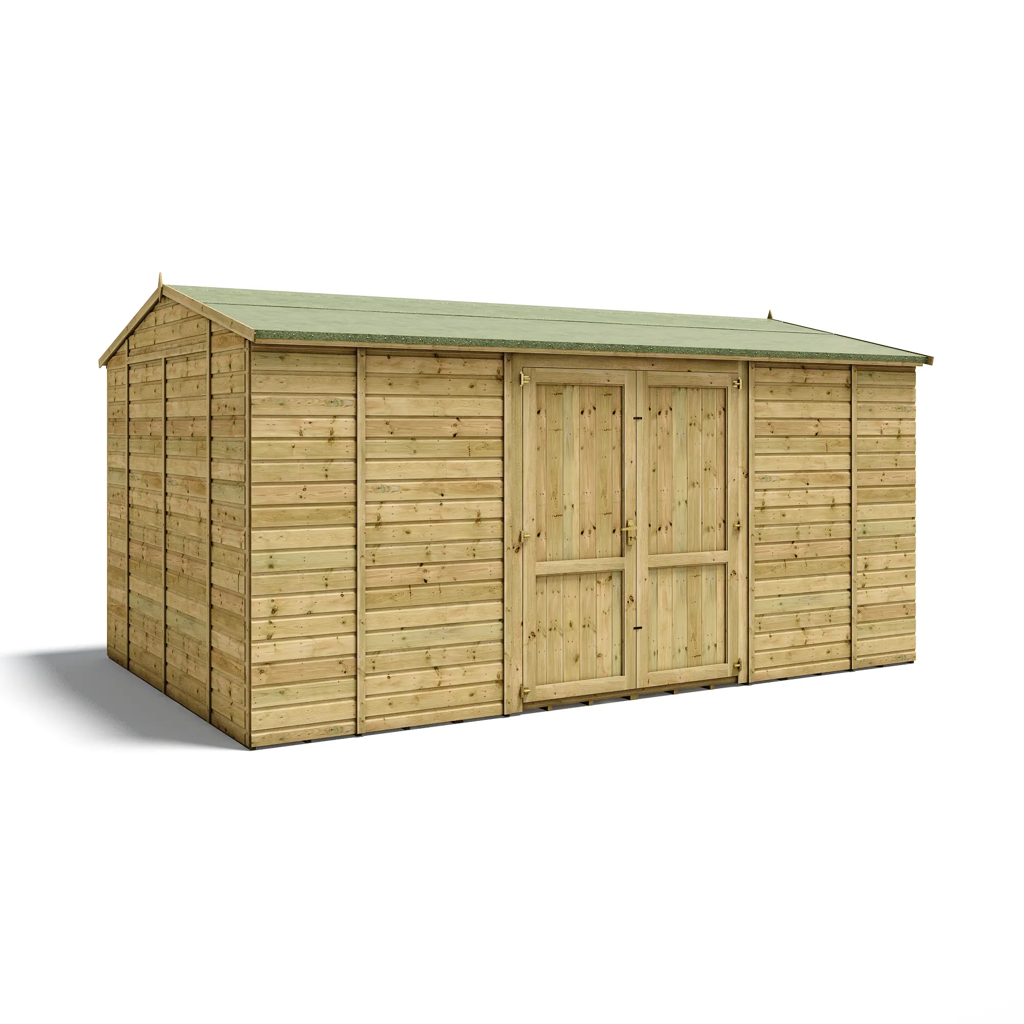 Grandmaster "Heavy Duty" D1000 Workshop Windowless Shed - Pressure Treated Tongue and Groove