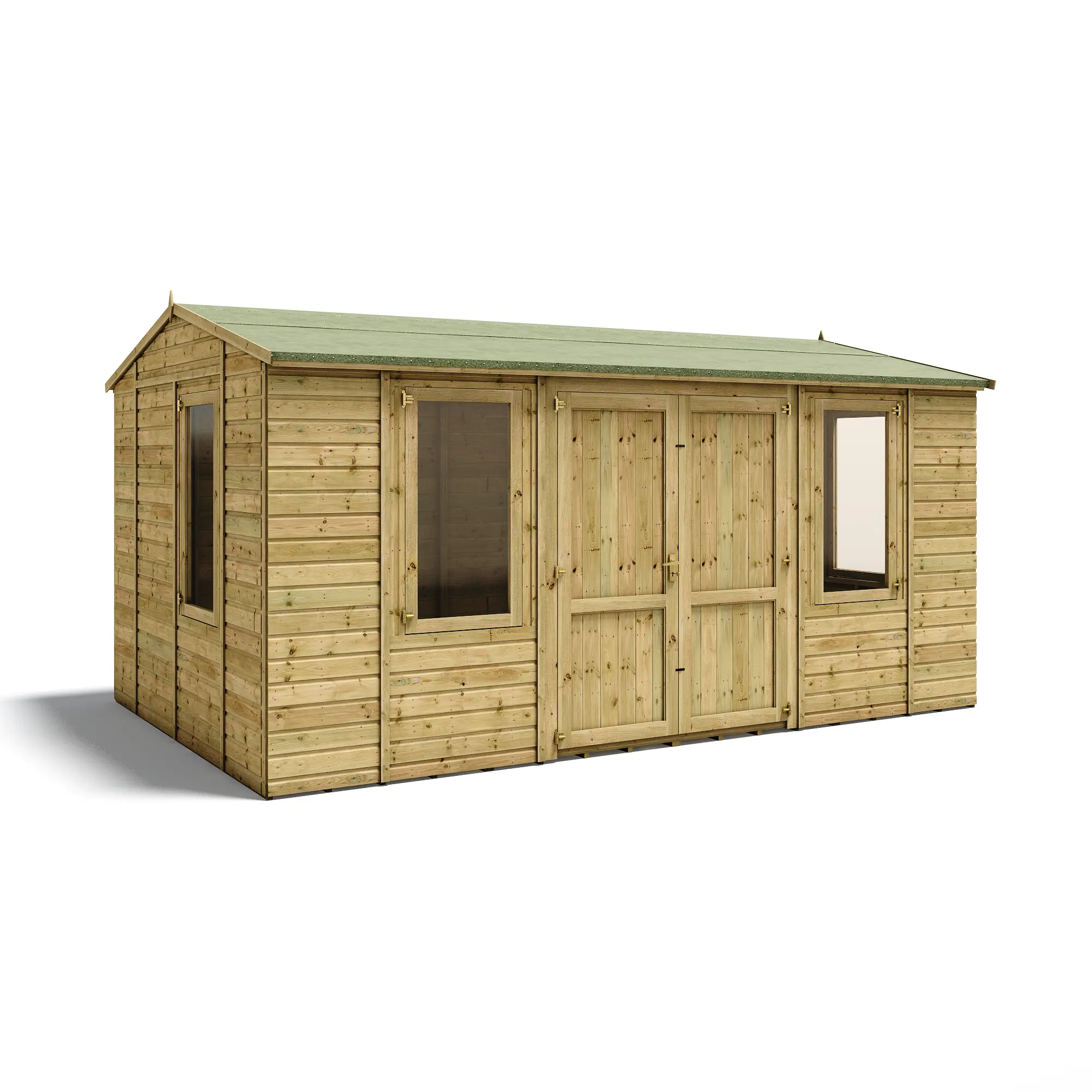 Grandmaster "Heavy Duty" D1000 Workshop Shed - Pressure Treated Tongue and Groove