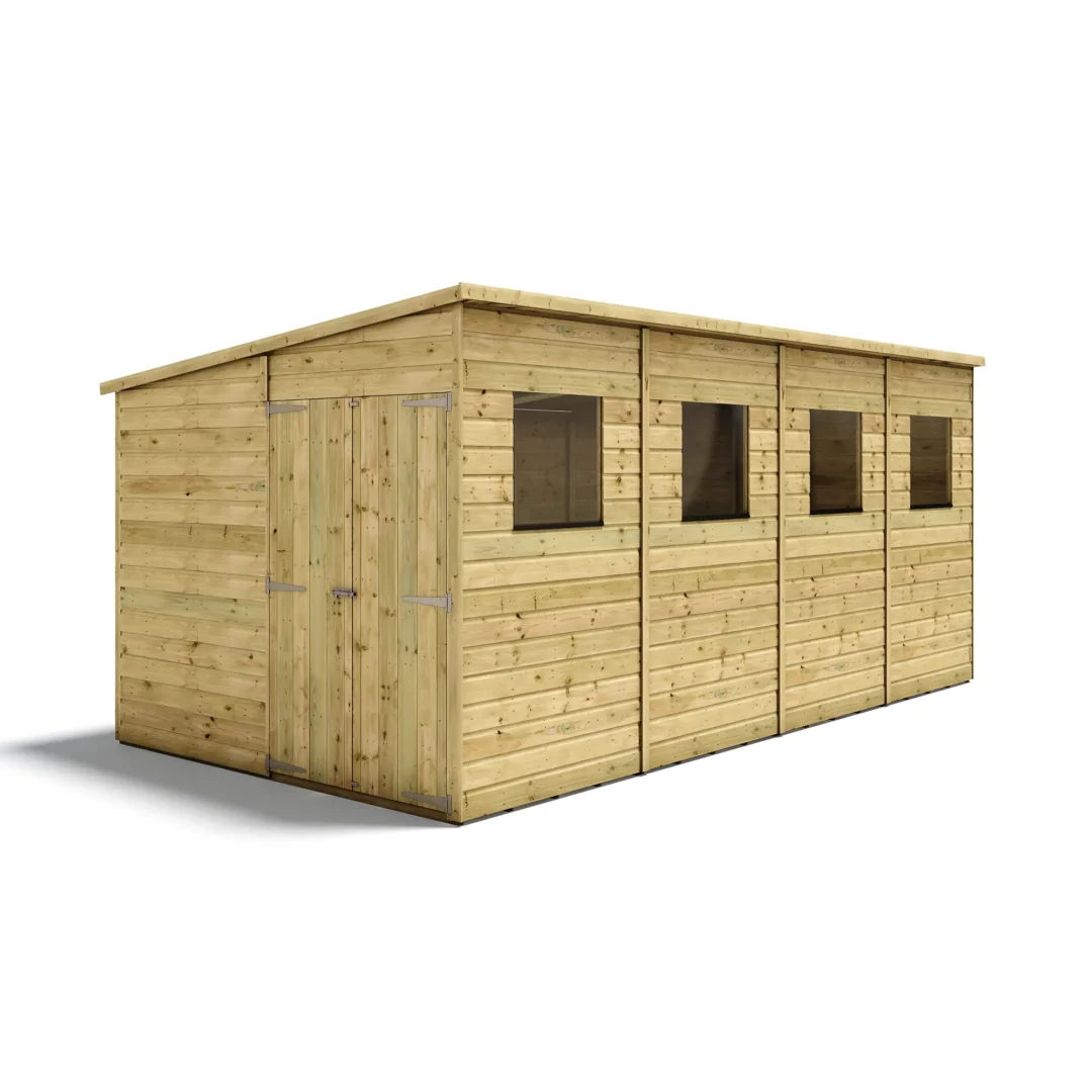 Hobbyist H100 Pent Shed – Doors in Side – Pressure Treated Tongue and Groove preview