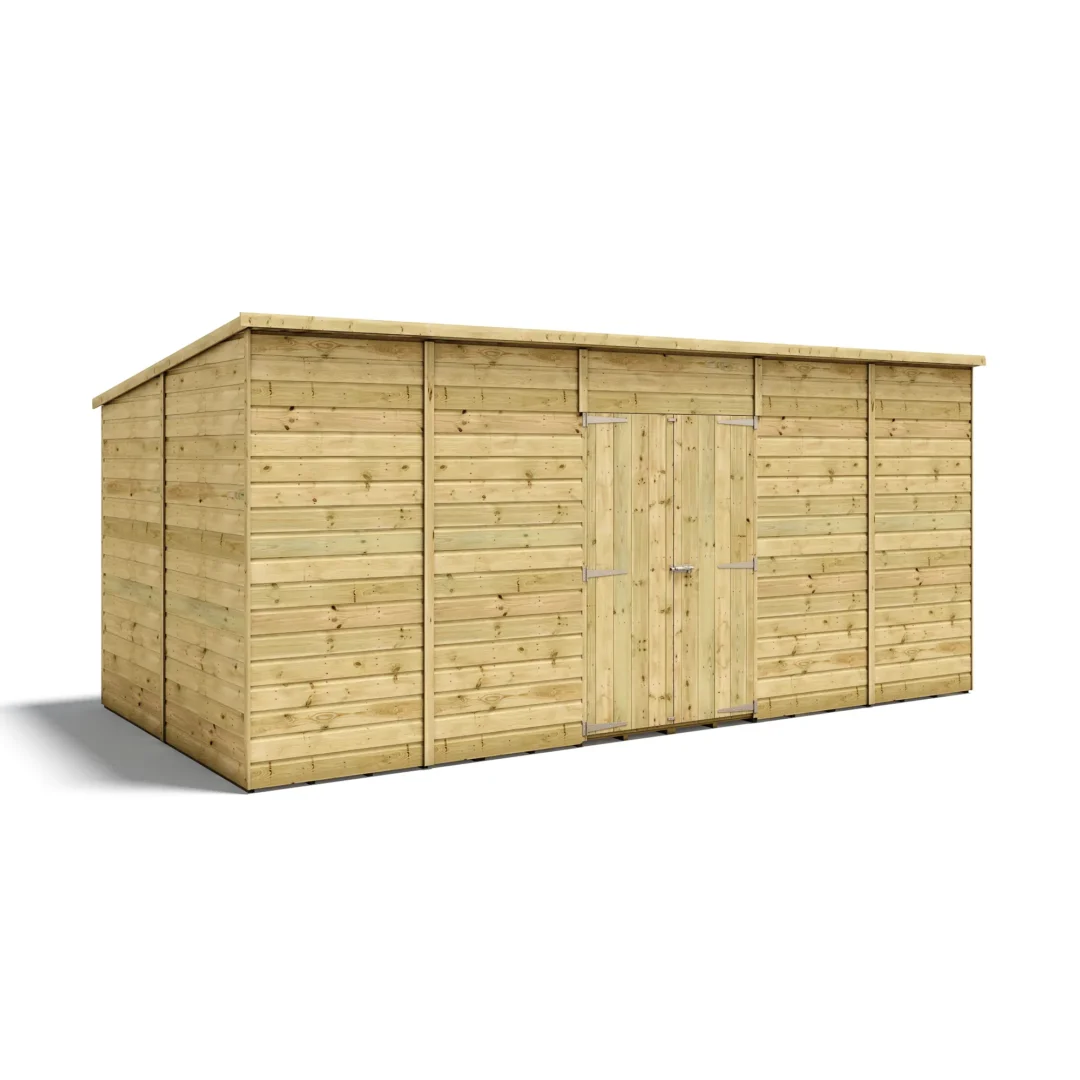 Hobbyist H100 Pent Shed – Windowless – Central Door – Pressure Treated Tongue and Groove preview