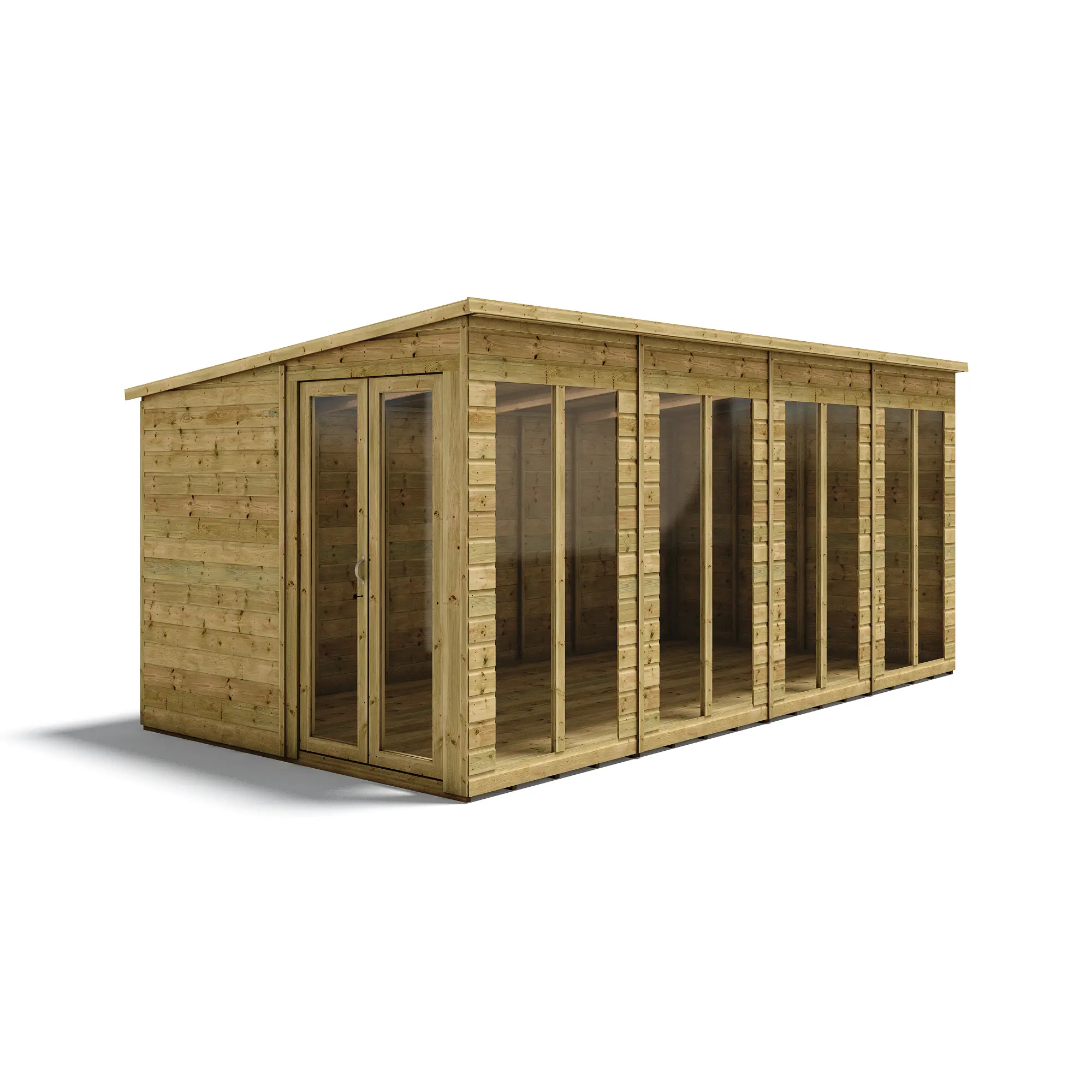 Hobbyist Pent H100 Summerhouse - Pressure Treated Tongue and Groove