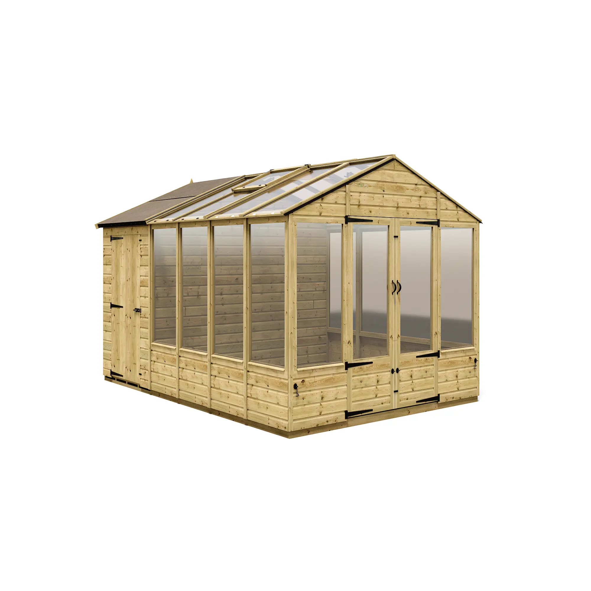 Hobbyist Sandringham H100 Greenhouse - Pressure Treated Tongue and Groove