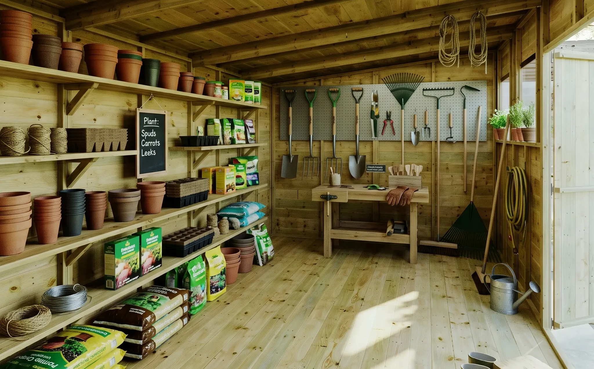 A Hobbyist garden shed