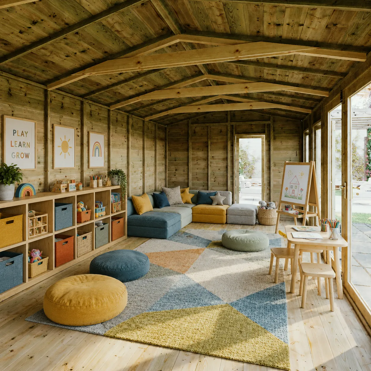 A summerhouse used as a kids' den