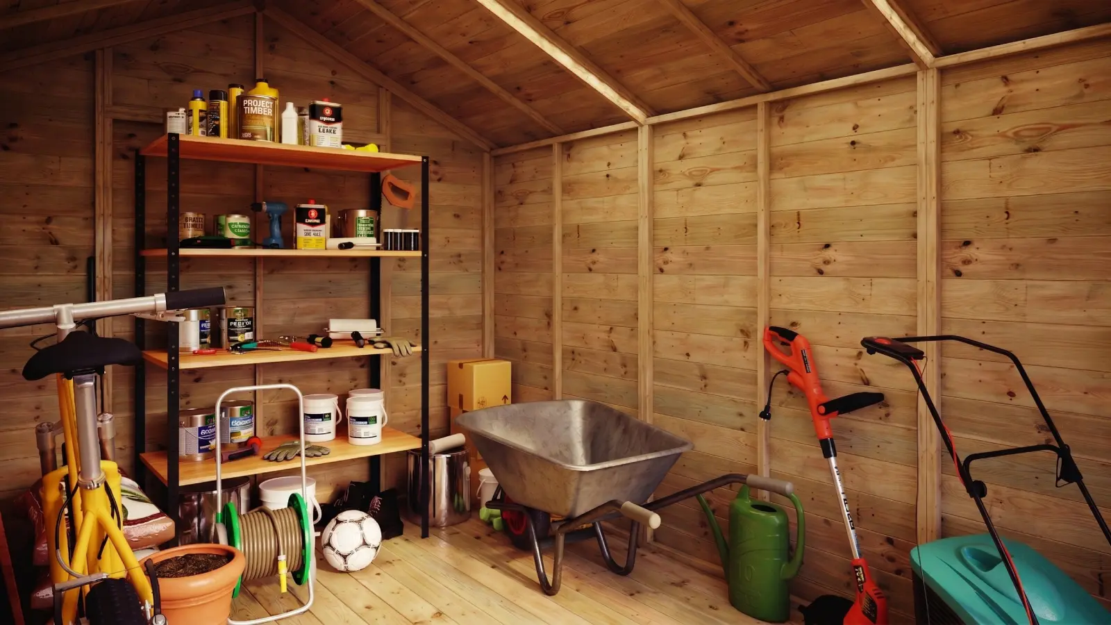 Hobbyist H100 Apex Shed – Windowless – Pressure Treated Tongue and Groove