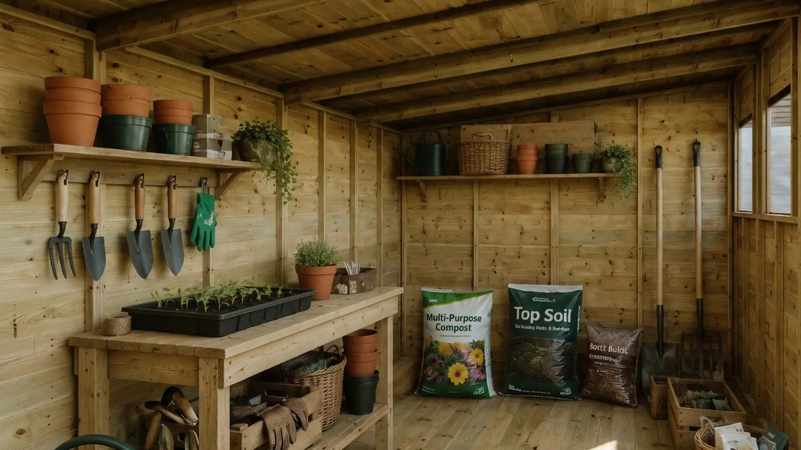 Hobbyist H100 Pent Shed – Doors in Side – Pressure Treated Tongue and Groove