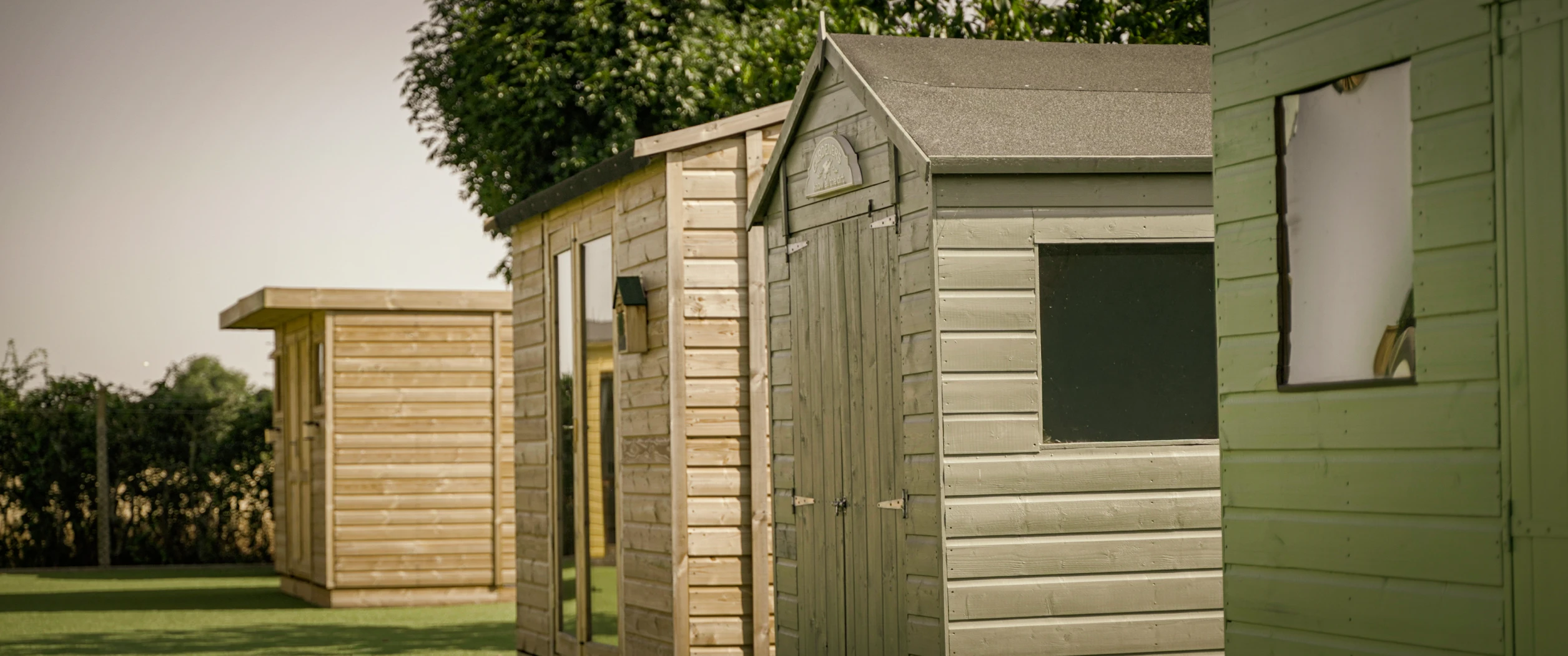 Project Timber showsite display buildings