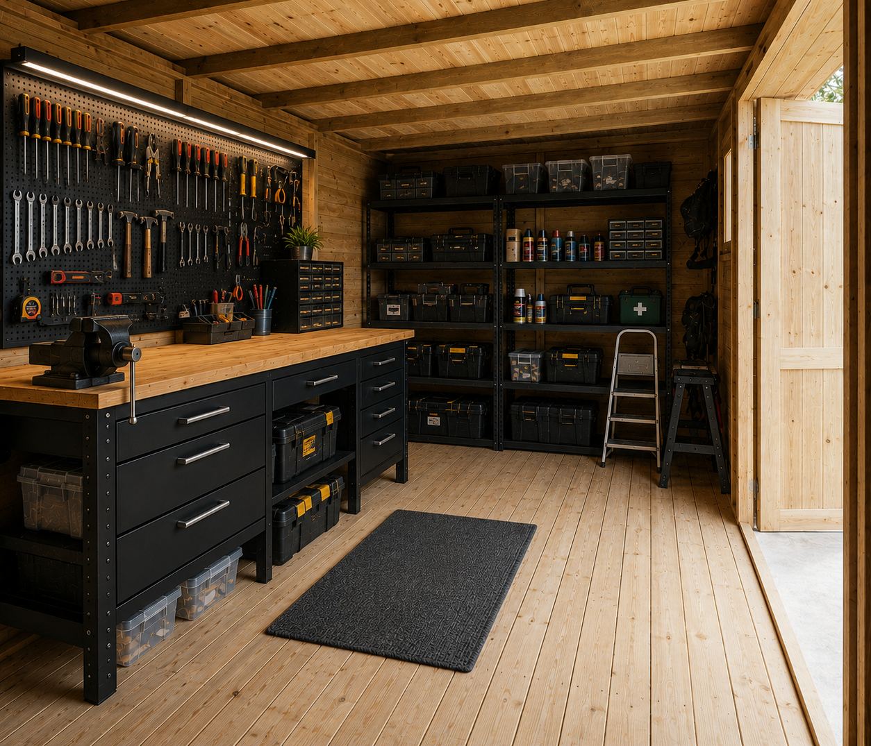Inside a Grandmaster garden workshop