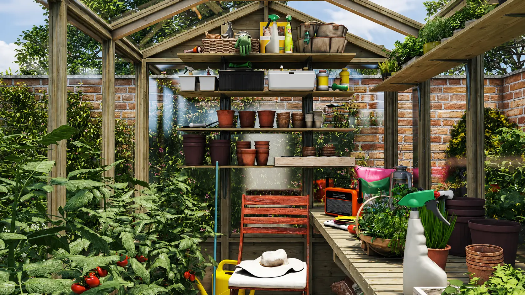 Hobbyist Chartwell H100 Greenhouse – Pressure Treated Tongue and Groove