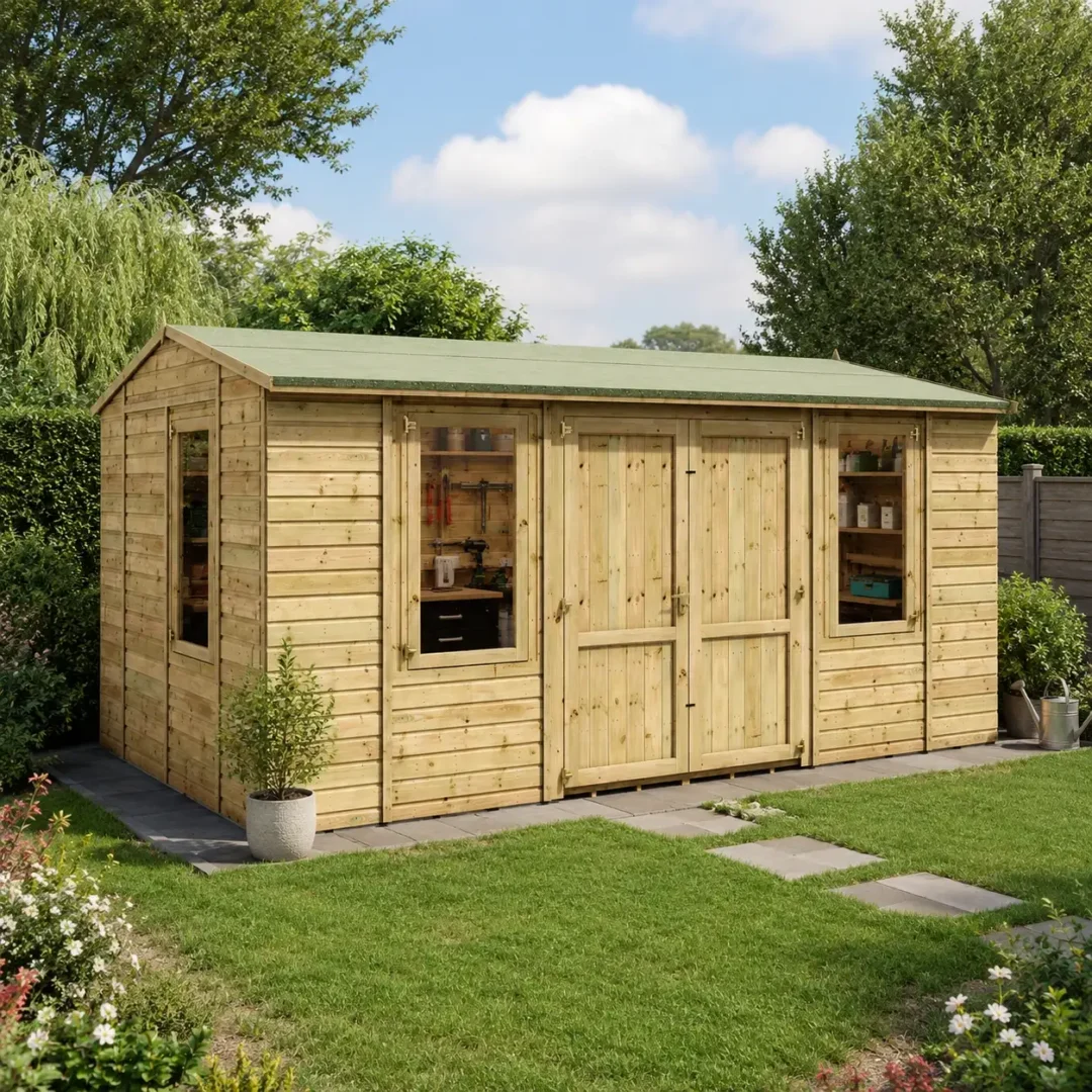 Grandmaster “Heavy Duty” D1000 Workshop Shed – Pressure Treated Tongue and Groove preview