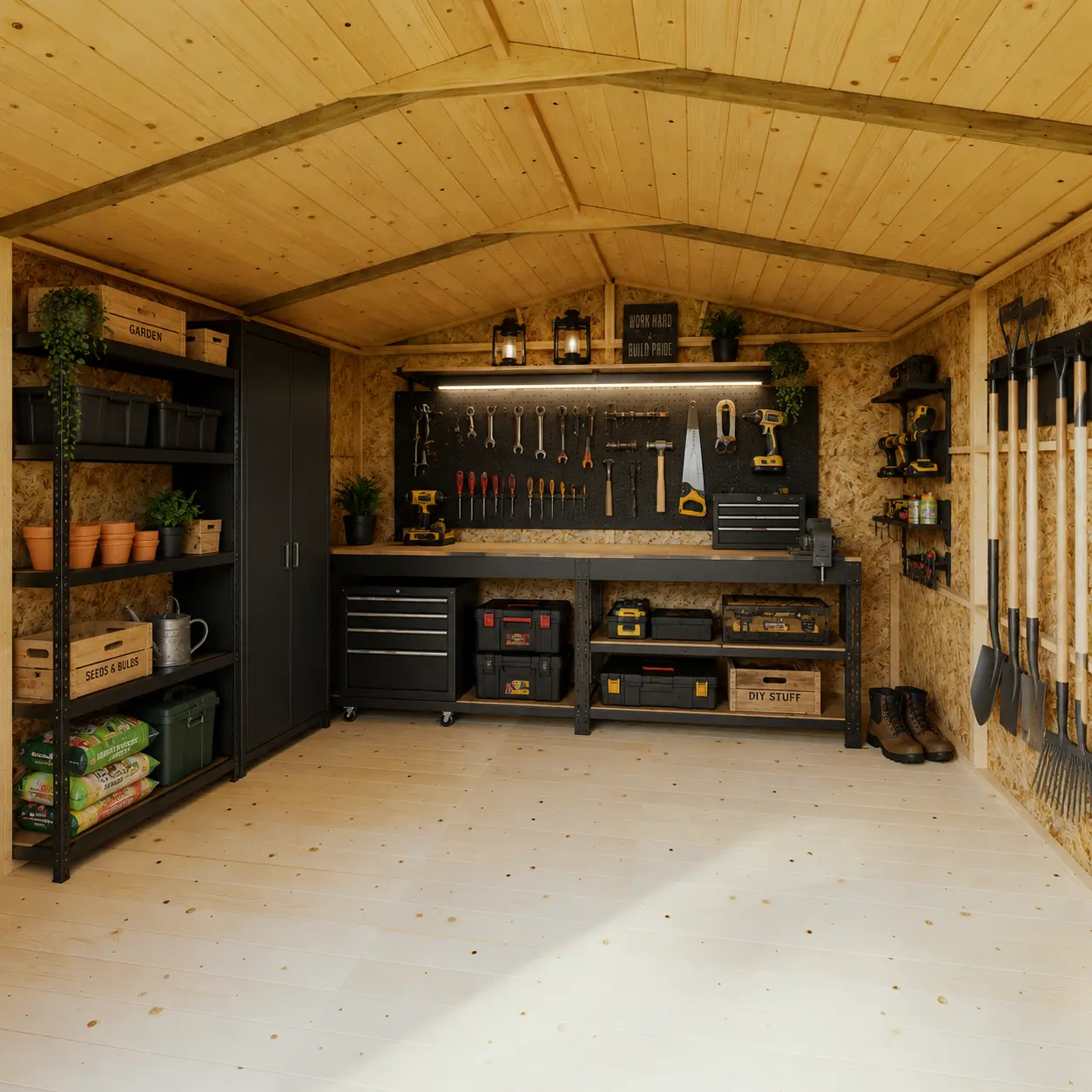 The Truman Composite Windowless Garden Shed