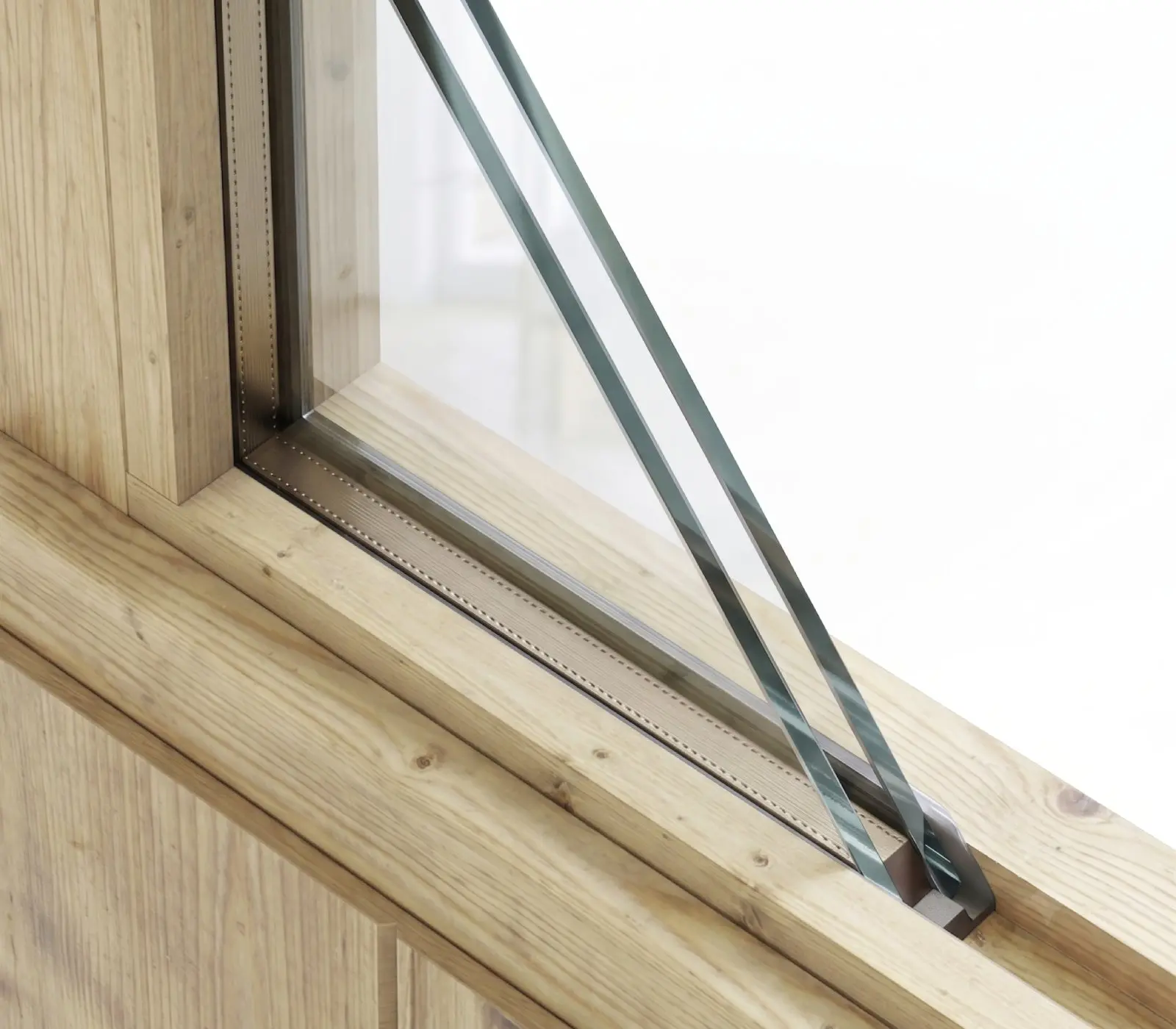 Double glazing as standard.