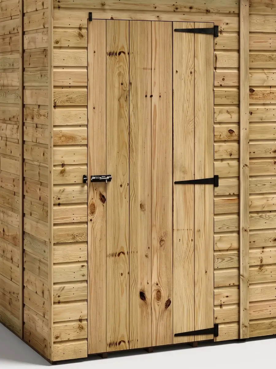 Tall 1.9m 11mm tongue and groove single door as standard